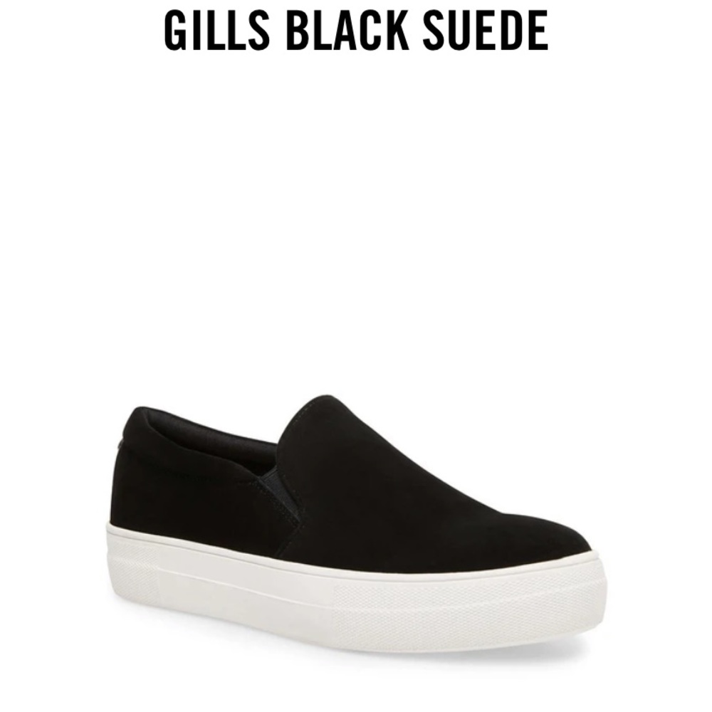 NEW IN BOX Steve Madden Black Suede Gills-Size 6.5
